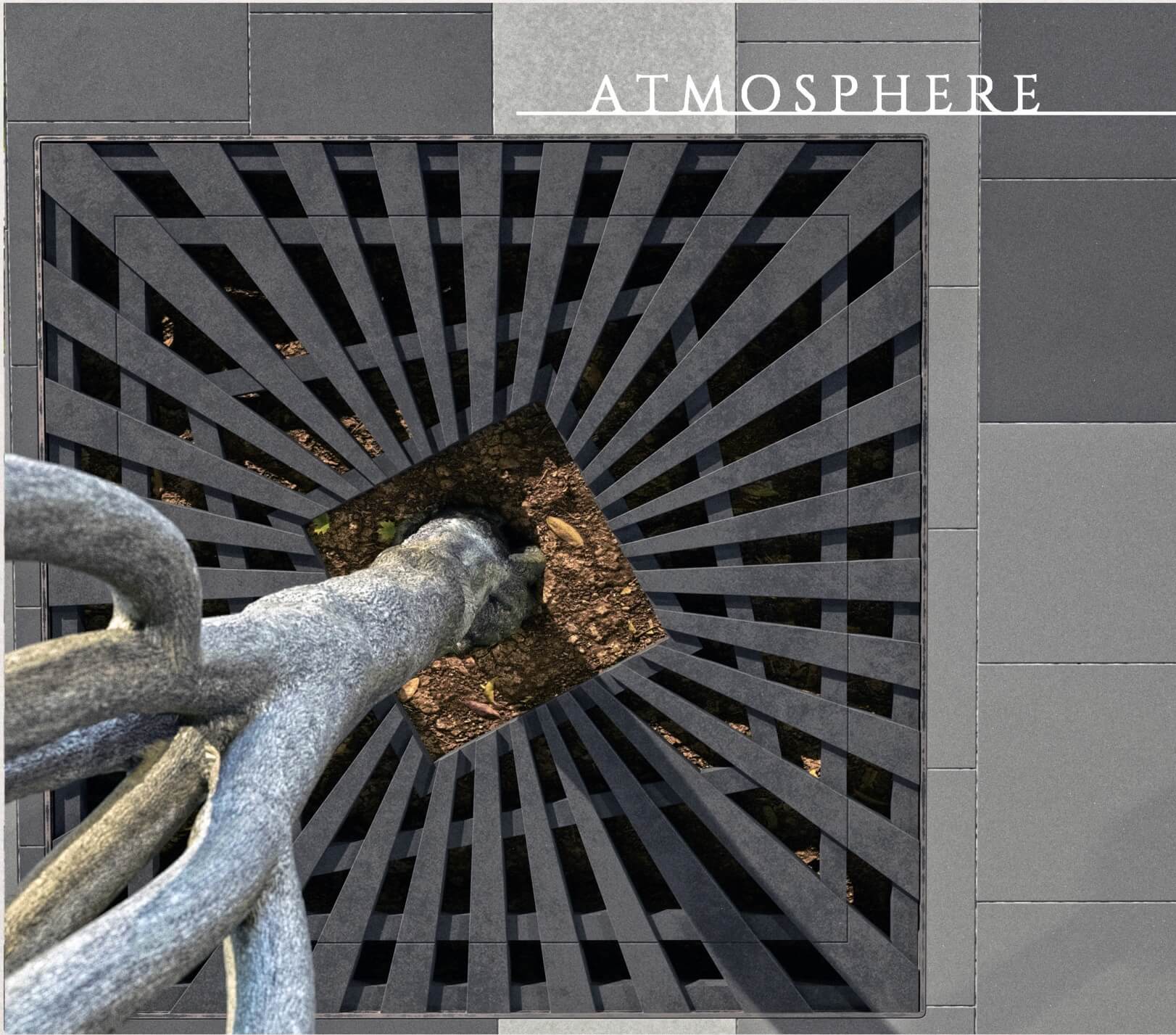 Приствольная решетка для дерева ZKING ATMOSPHERE 1.2х1.2м Черная в Омске фото