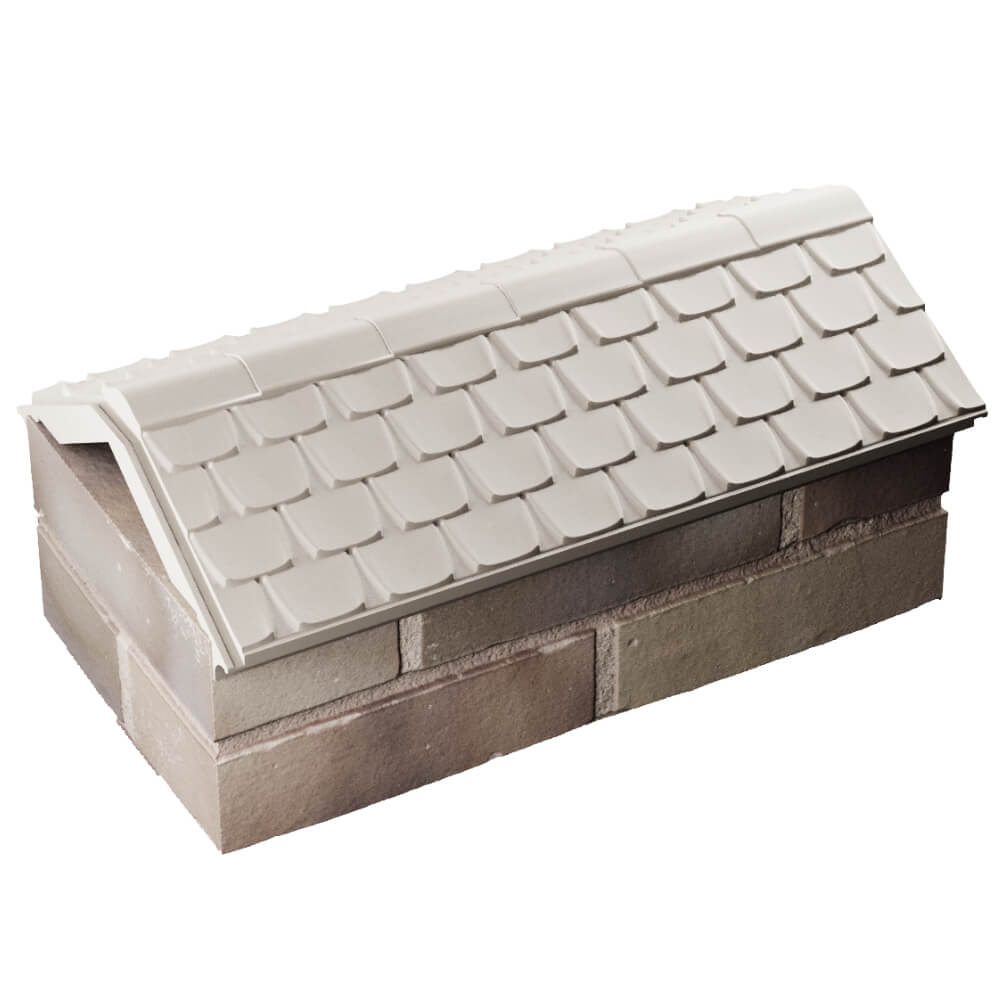 Парапет Zking Эльбрус Бежевый с посадкой на 1 кирпич (255мм) в Омске фото