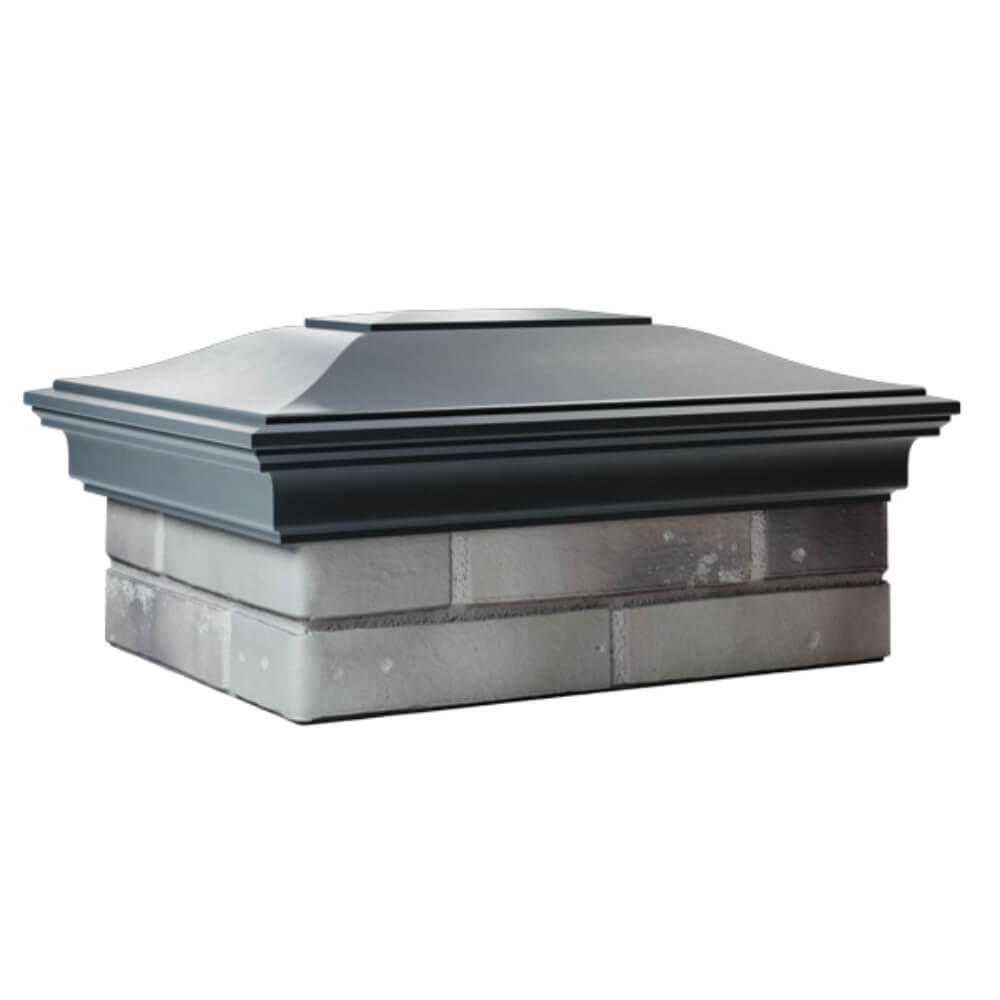 Колпак Zking Монблан Серый на столб 2х1.5 кирпича (515х385мм) в Омске фото