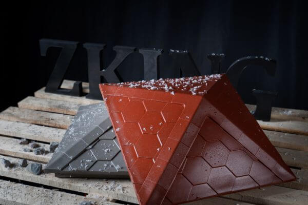 Колпак Zking Эверест Красный на столб 1.5х1.5 кирпича (390х390мм) в Омске фото