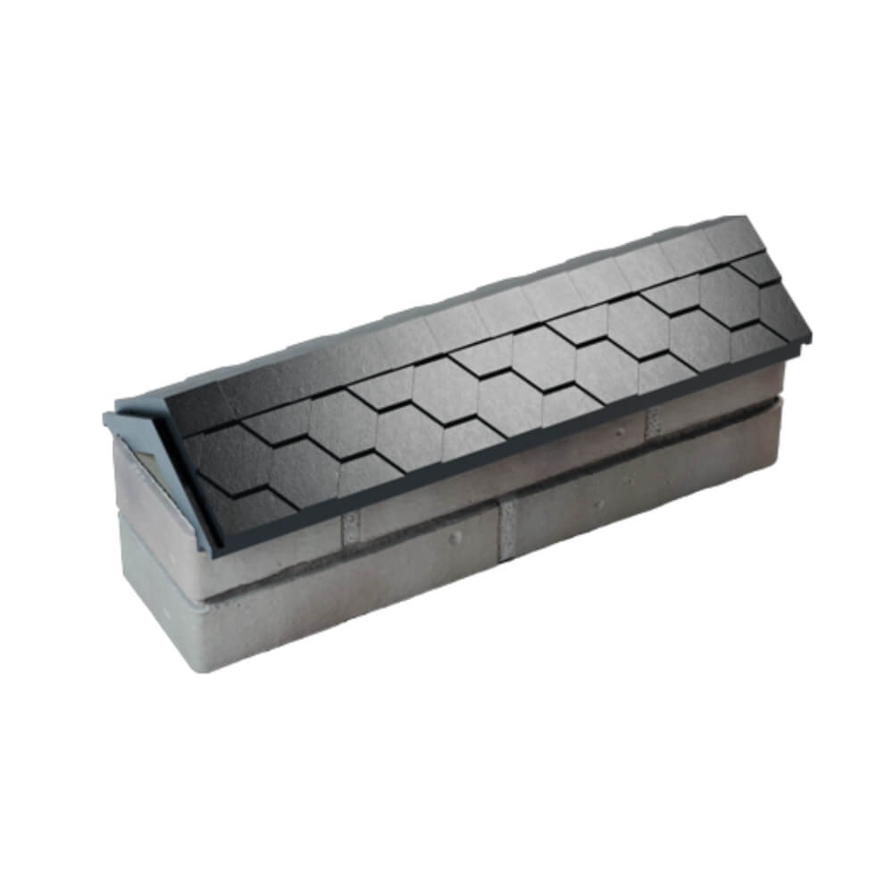 Парапет Zking Эверест Черный с посадкой на 0.5 кирпича (130мм) в Омске фото