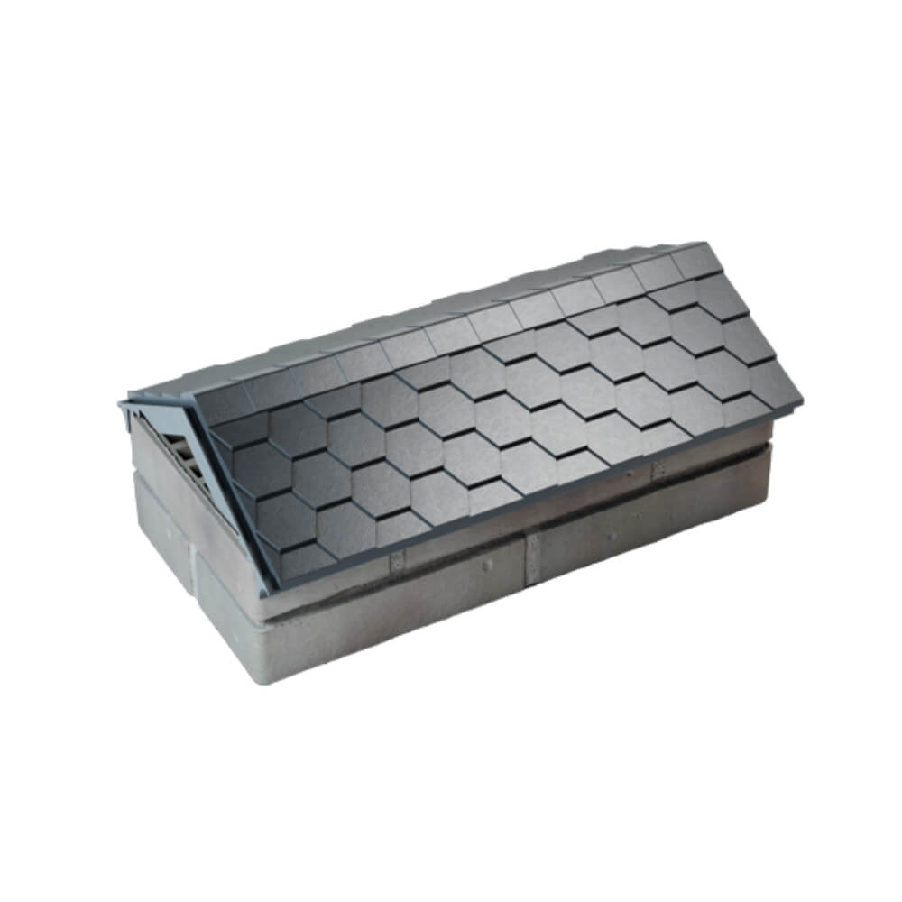 Парапет Zking Эверест Серый с посадкой на 1 кирпич (200/225/255мм) в Омске фото