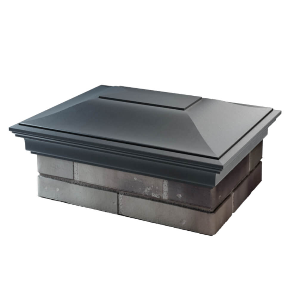 Колпак Zking Монблан Серый на столб 2х1.5 кирпича (515х385мм) в Омске фото