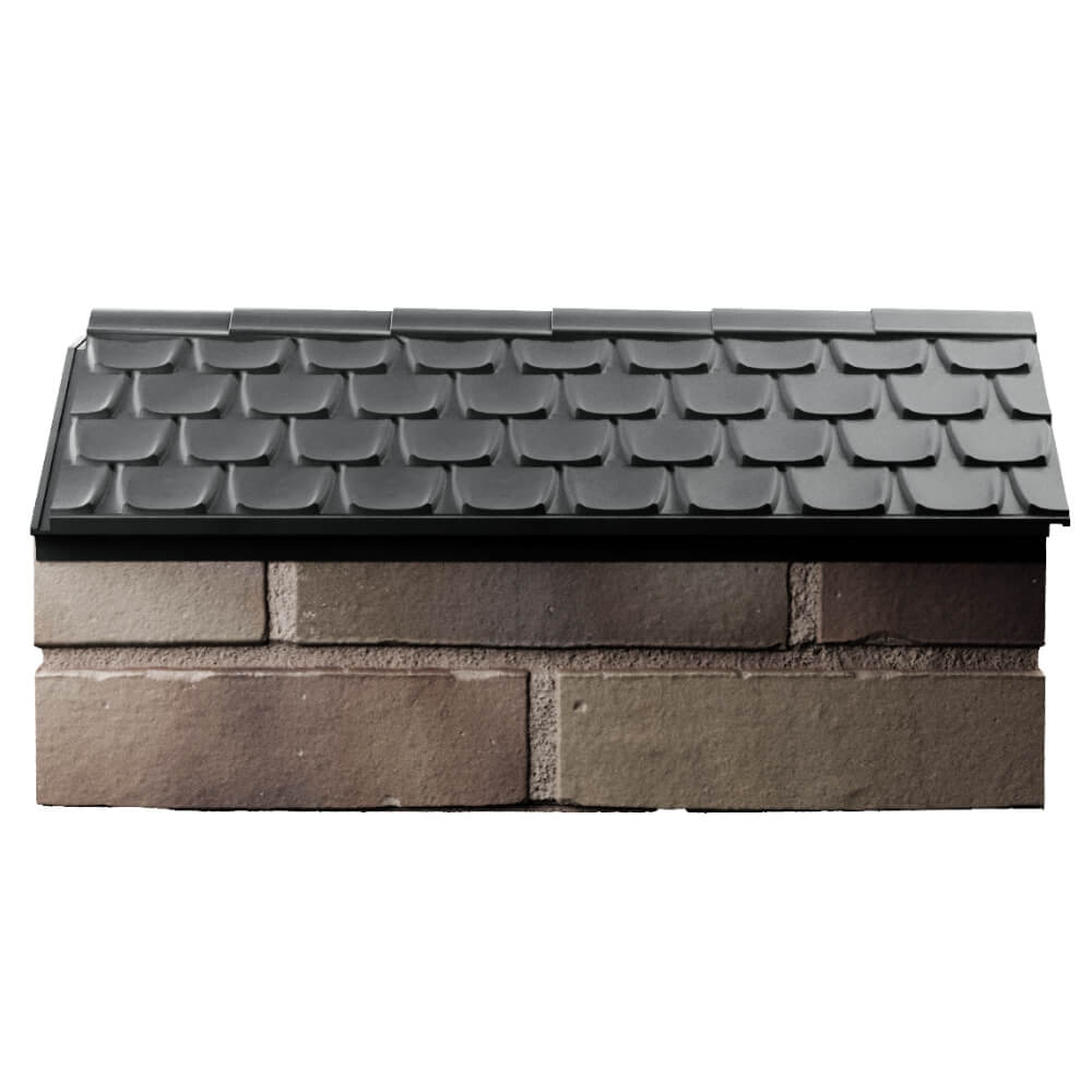 Парапет Zking Эльбрус Серый с посадкой на 1 кирпич (255мм) в Омске фото