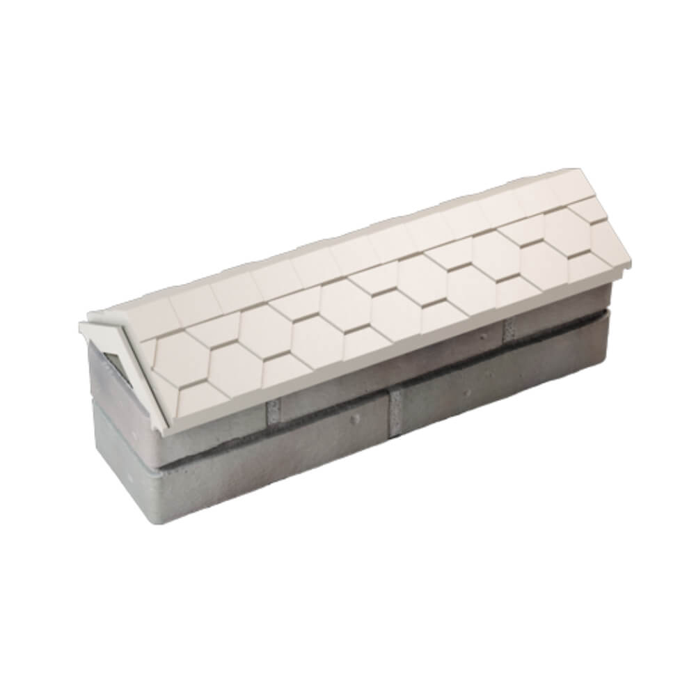 Парапет Zking Эверест Бежевый с посадкой на 0.5 кирпича (130мм) в Омске фото