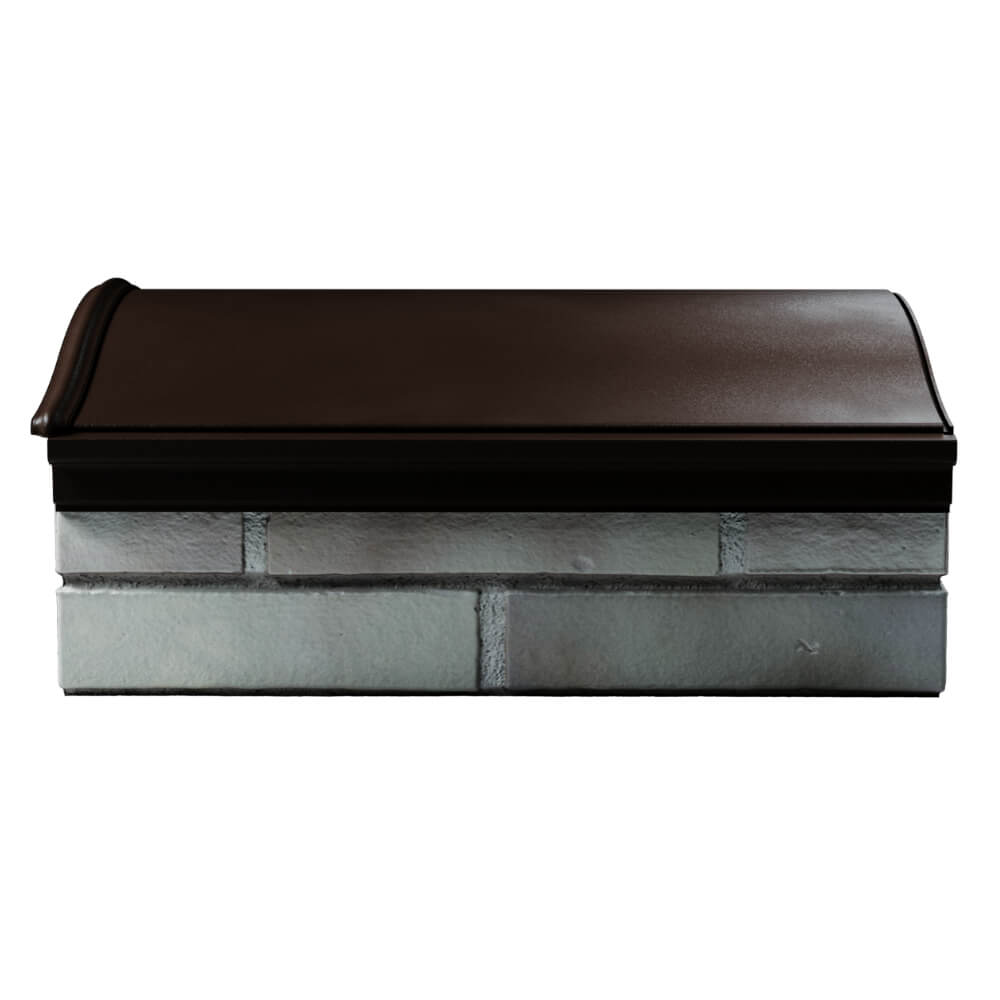 Парапет Zking Монблан Коричневый посадка на 1.5 кирпича (355/385мм) в Омске фото