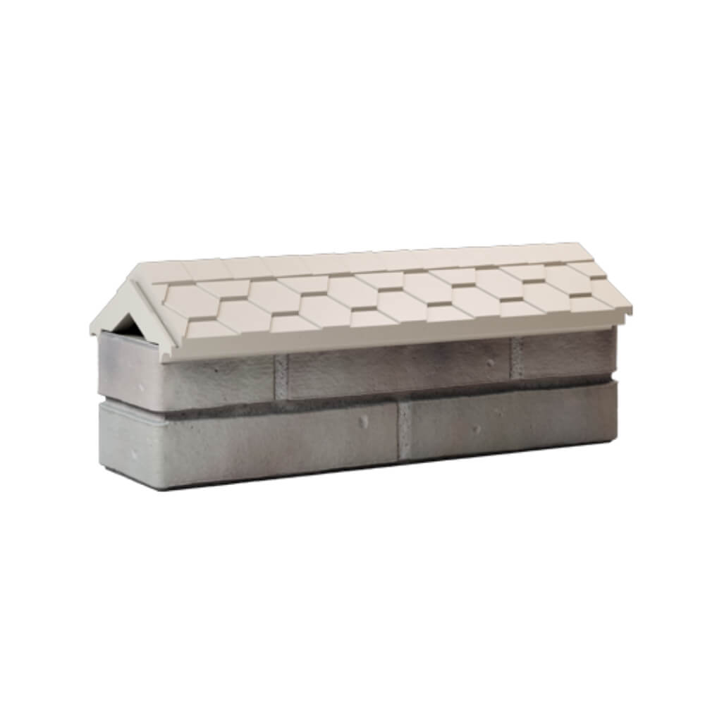 Парапет Zking Эверест Бежевый с посадкой на 0.5 кирпича (130мм) Омск фото