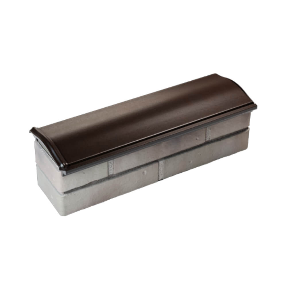 Парапет Zking Монблан Коричневый посадка на 0.5 кирпича (130мм) в Омске фото