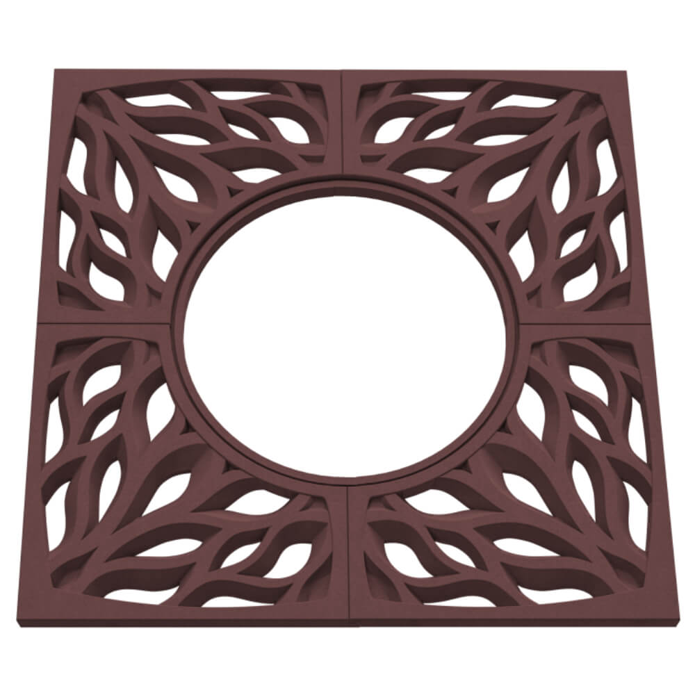 Приствольная решетка для дерева ZKING CRUST 1.2х1.2м Коричневая в Омске фото