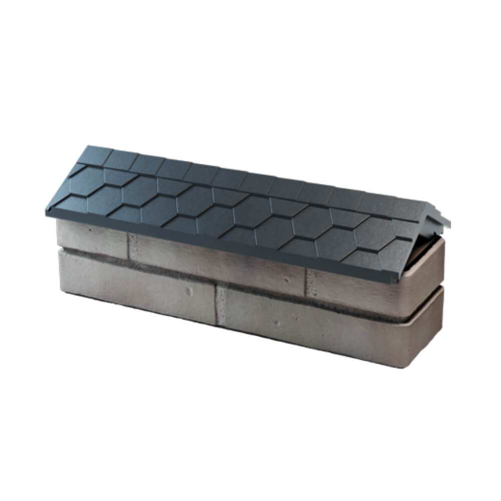 Парапет Zking Эверест Серый с посадкой на 0.5 кирпича (130мм) в Омске фото