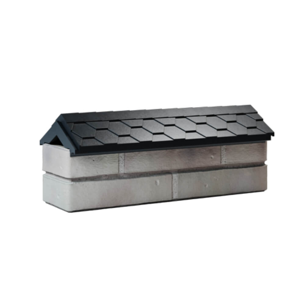 Парапет Zking Эверест Черный с посадкой на 0.5 кирпича (130мм) Омск фото