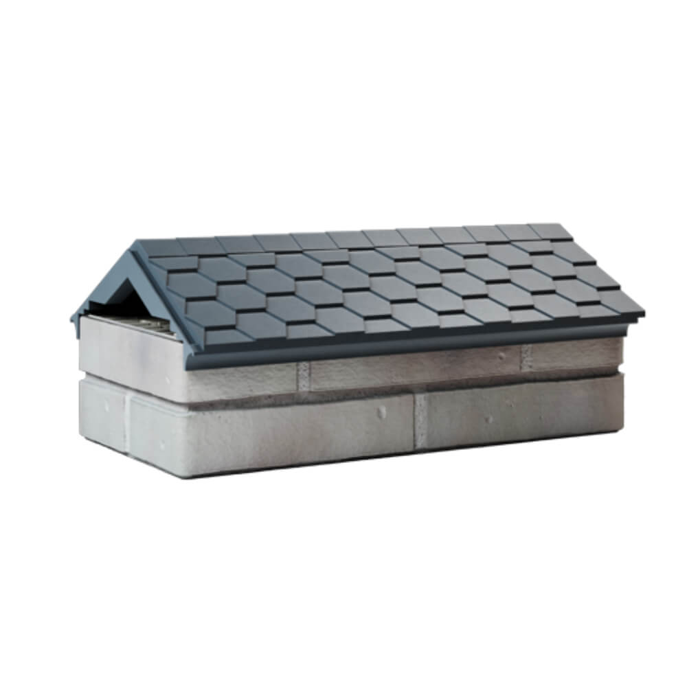 Парапет Zking Эверест Серый с посадкой на 1 кирпич (200/225/255мм) Омск фото