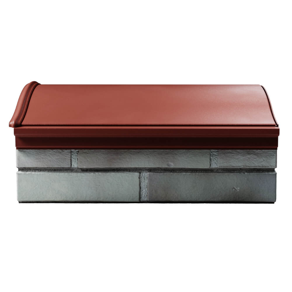 Парапет Zking Монблан Красный посадка на 1.5 кирпича (355/385мм) в Омске фото