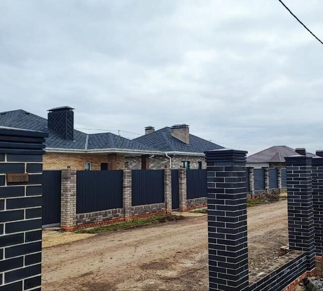 Колпак Zking Бона ХайТек Серый на столб 1.5х1.5 кирпича (385х385мм) в Омске фото