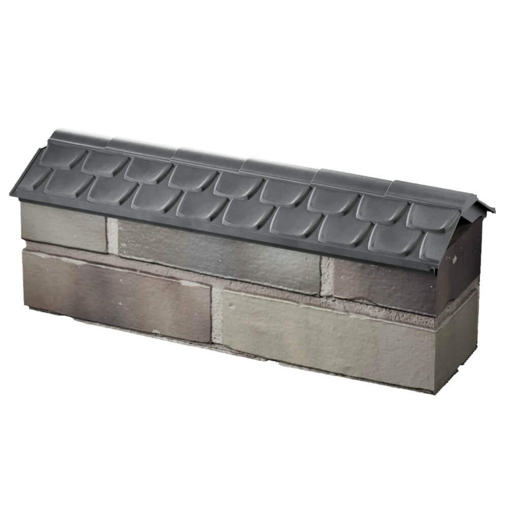 Парапет Zking Эльбрус Серый с посадкой на 0.5 кирпича (130мм) в Омске фото