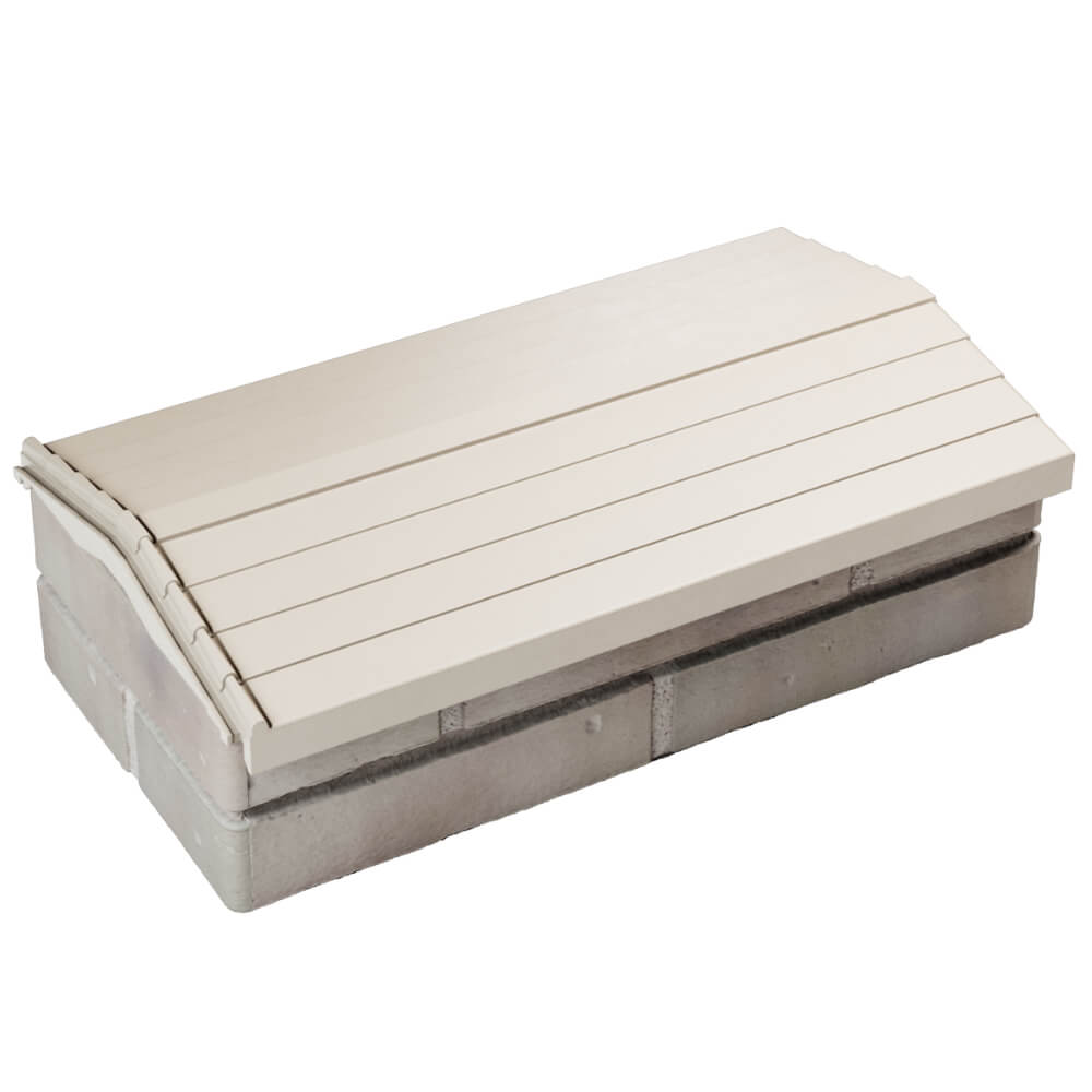 Парапет Zking Бона ХайТек Бежевый с посадкой на 1 кирпич (200/225/255мм) в Омске фото