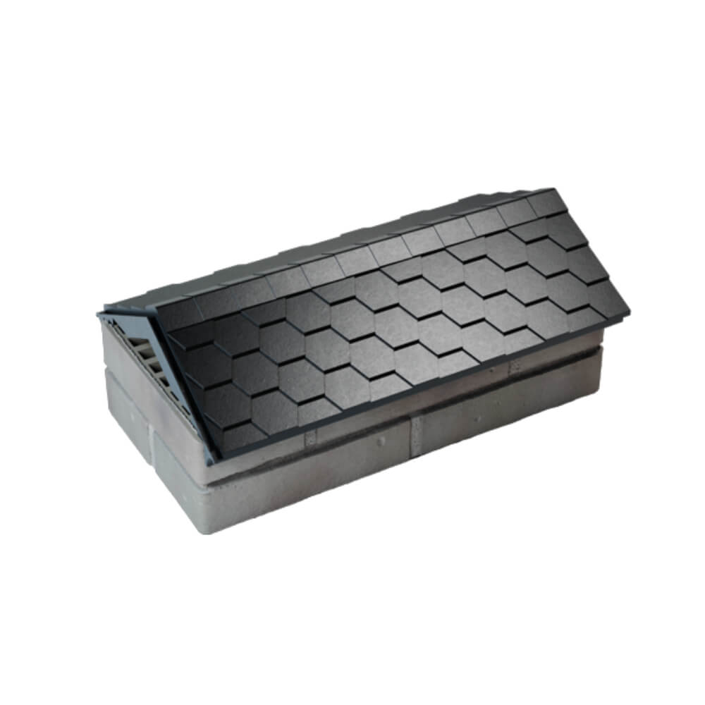 Парапет Zking Эверест Черный с посадкой на 1 кирпич (200/225/255мм) в Омске фото