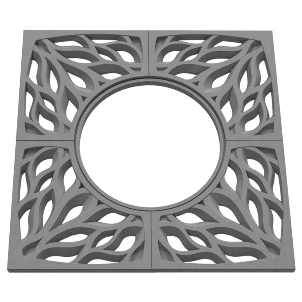 Приствольная решетка для дерева ZKING CRUST 1.2х1.2м Серая в Омске фото