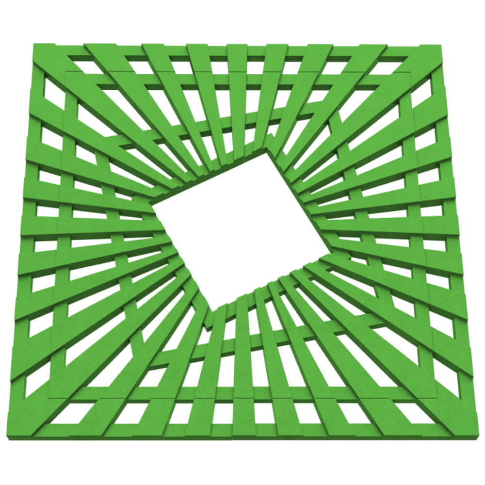 Приствольная решетка для дерева ZKING ATMOSPHERE 1.2х1.2м Зеленая в Омске фото