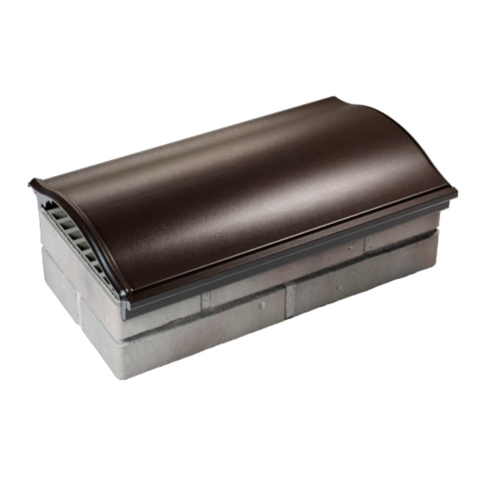 Парапет Zking Монблан Коричневый посадка на 1 кирпич (200/225/255мм) в Омске фото