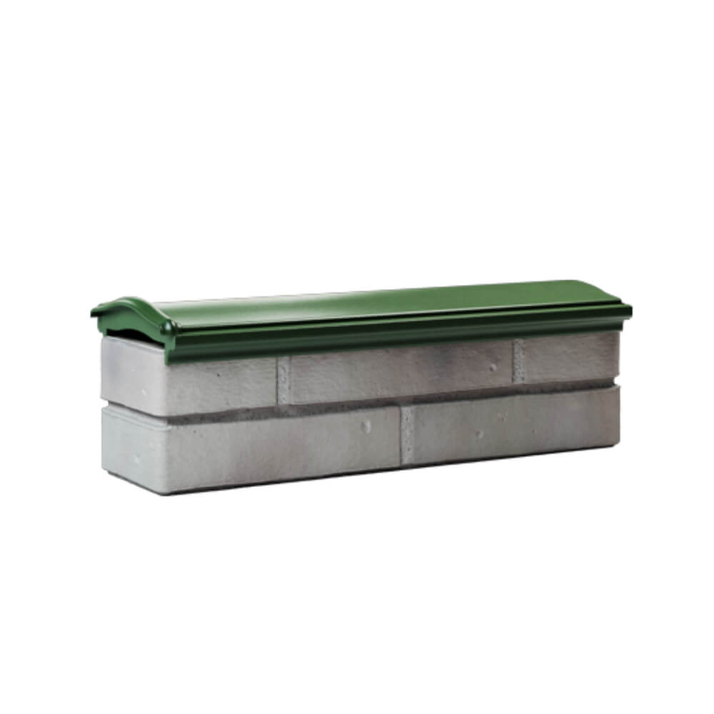 Парапет Zking Монблан Зеленый посадка на 0.5 кирпича (130мм) Омск фото