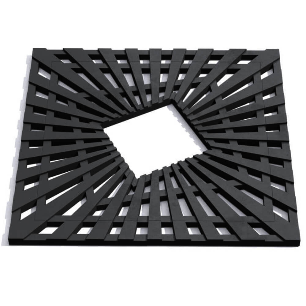 Приствольная решетка для дерева ZKING ATMOSPHERE 1.2х1.2м Черная Омск фото