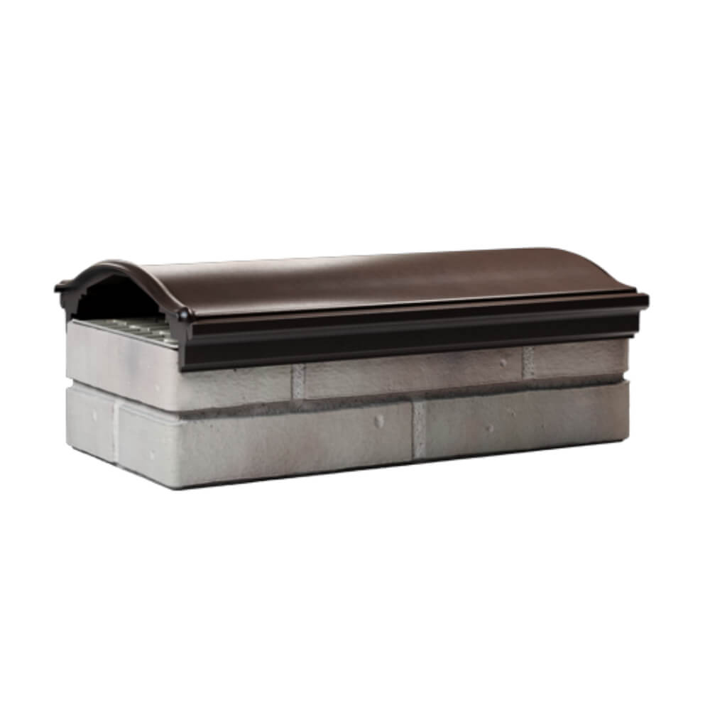 Парапет Zking Монблан Коричневый посадка на 1 кирпич (200/225/255мм) Омск фото