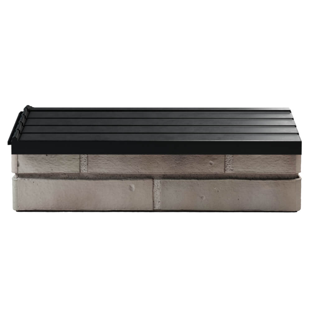 Парапет Zking Бона ХайТек Черный с посадкой на 1 кирпич (200/225/255мм) в Омске фото