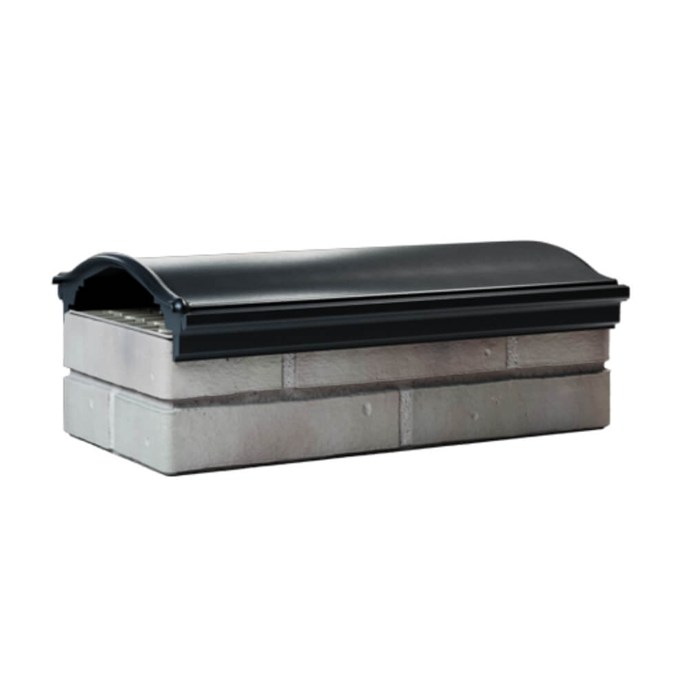 Парапет Zking Монблан Черный посадка на 1 кирпич (200/225/255мм) Омск фото