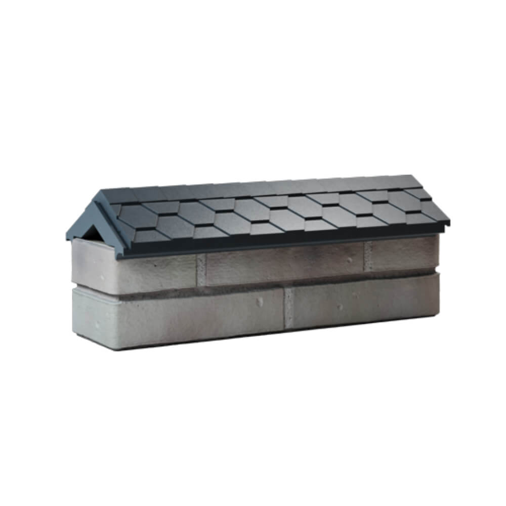 Парапет Zking Эверест Серый с посадкой на 0.5 кирпича (130мм) Омск фото