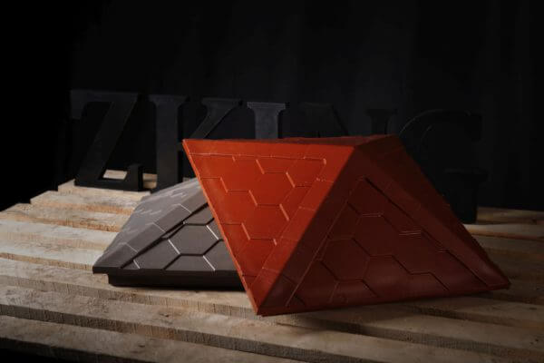 Колпак Zking Эверест Красный на столб 1.5х1.5 кирпича (390х390мм) в Омске фото