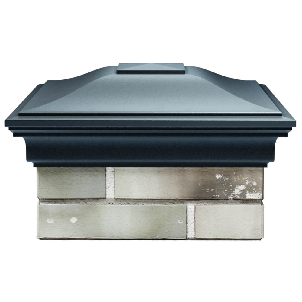 Колпак Zking Монблан Серый на столб 1.5х1.5 кирпича (385х385мм) Омск фото