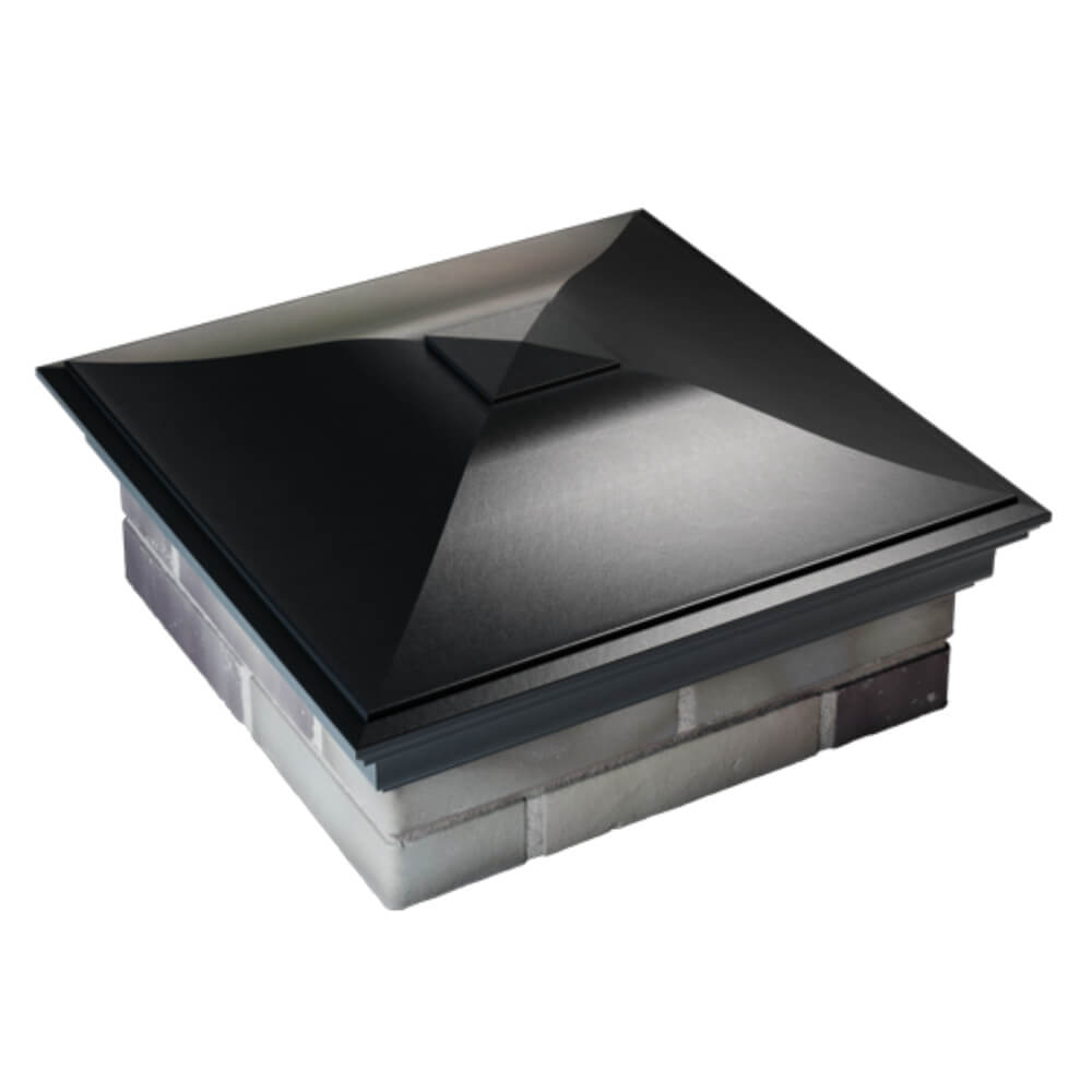 Колпак Zking Монблан Черный на столб 2х2 кирпича (515х515мм) Омск фото