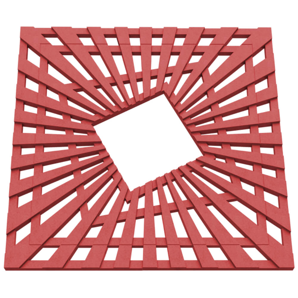 Приствольная решетка для дерева ZKING ATMOSPHERE 1.2х1.2м Красная в Омске фото