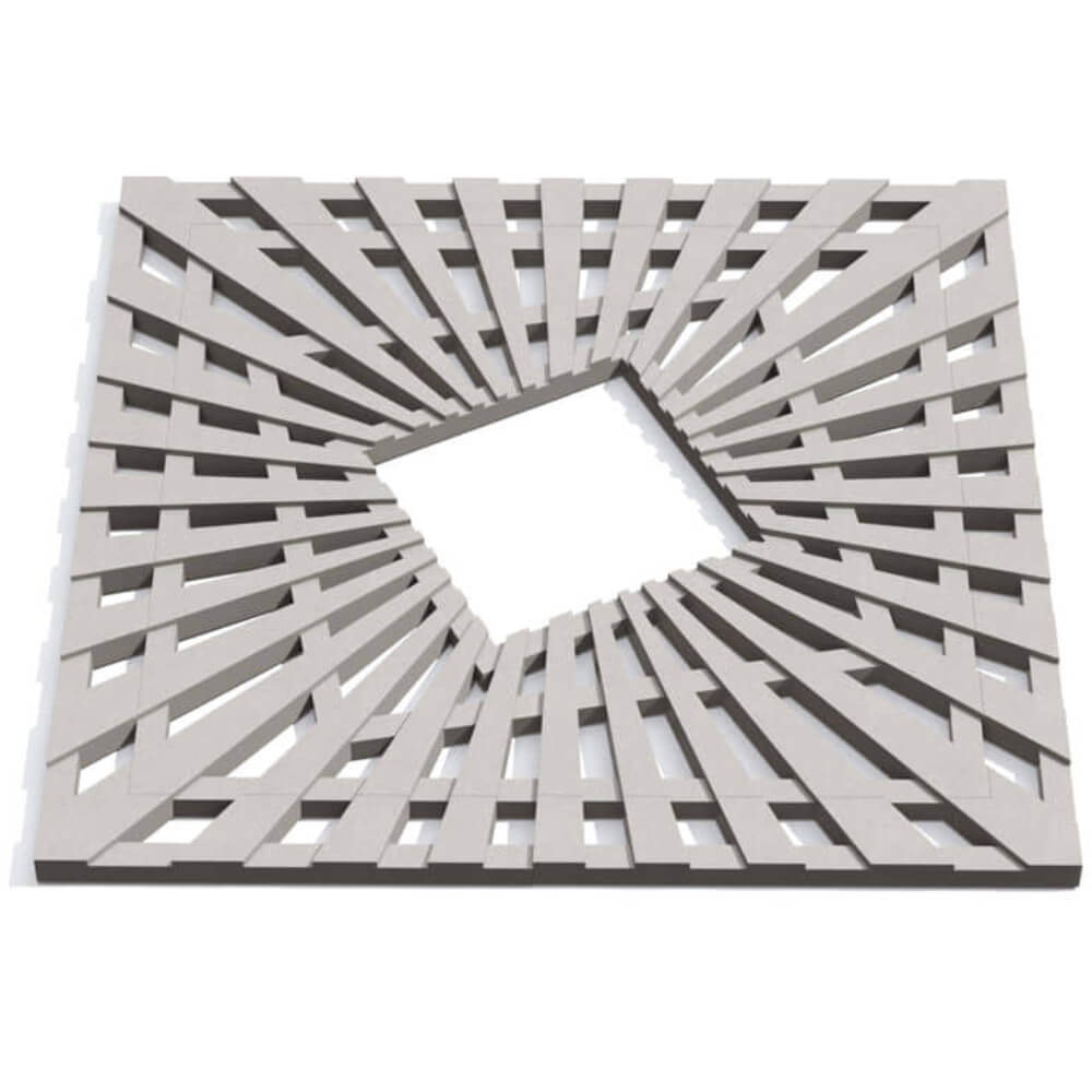 Приствольная решетка для дерева ZKING ATMOSPHERE 1.2х1.2м Бежевая Омск фото