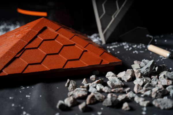 Колпак Zking Эверест Красный на столб 1.5х1.5 кирпича (390х390мм) в Омске фото