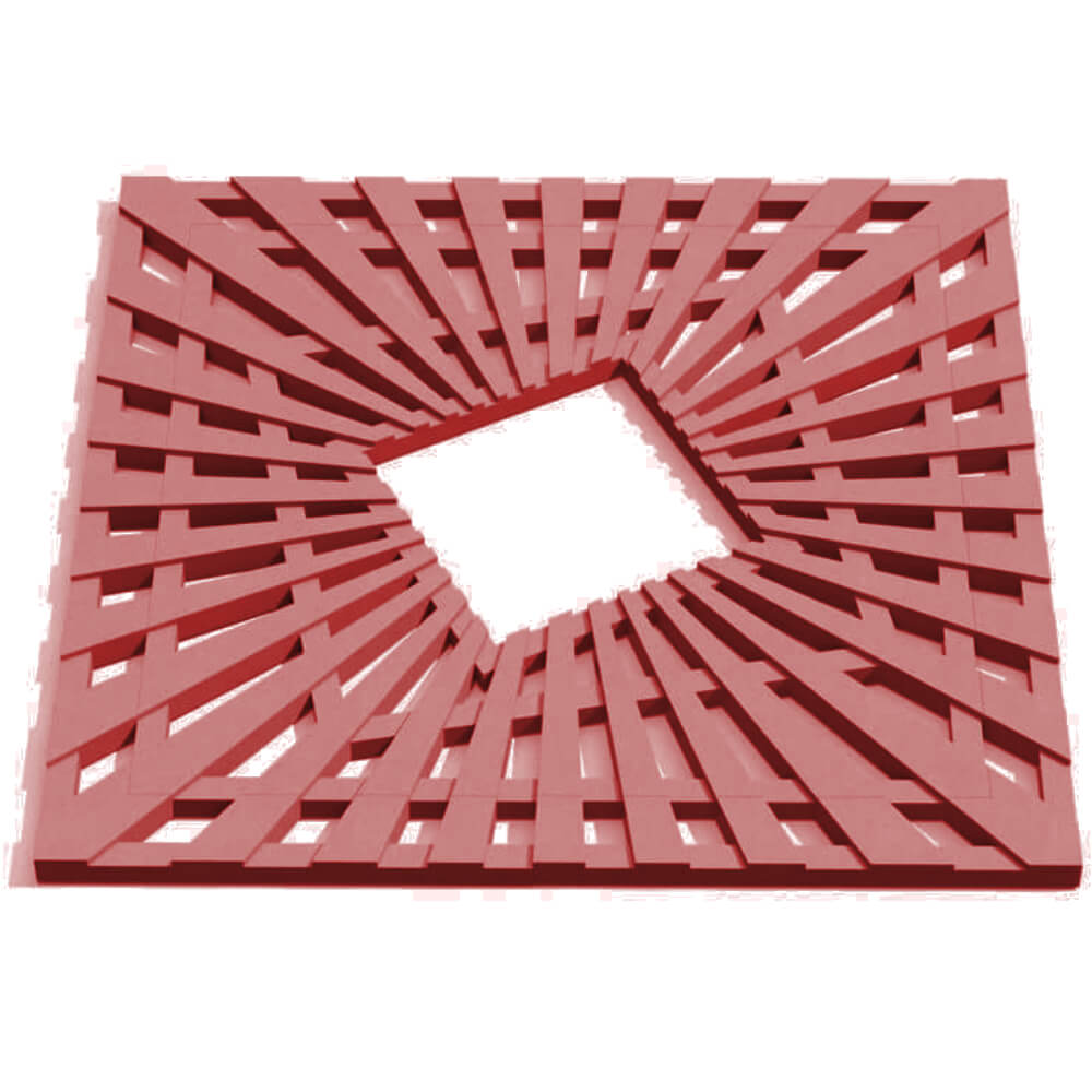 Приствольная решетка для дерева ZKING ATMOSPHERE 1.2х1.2м Красная Омск фото