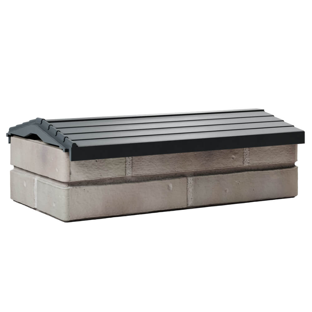 Парапет Zking Бона ХайТек Серый с посадкой на 1 кирпич (200/225/255мм) Омск фото