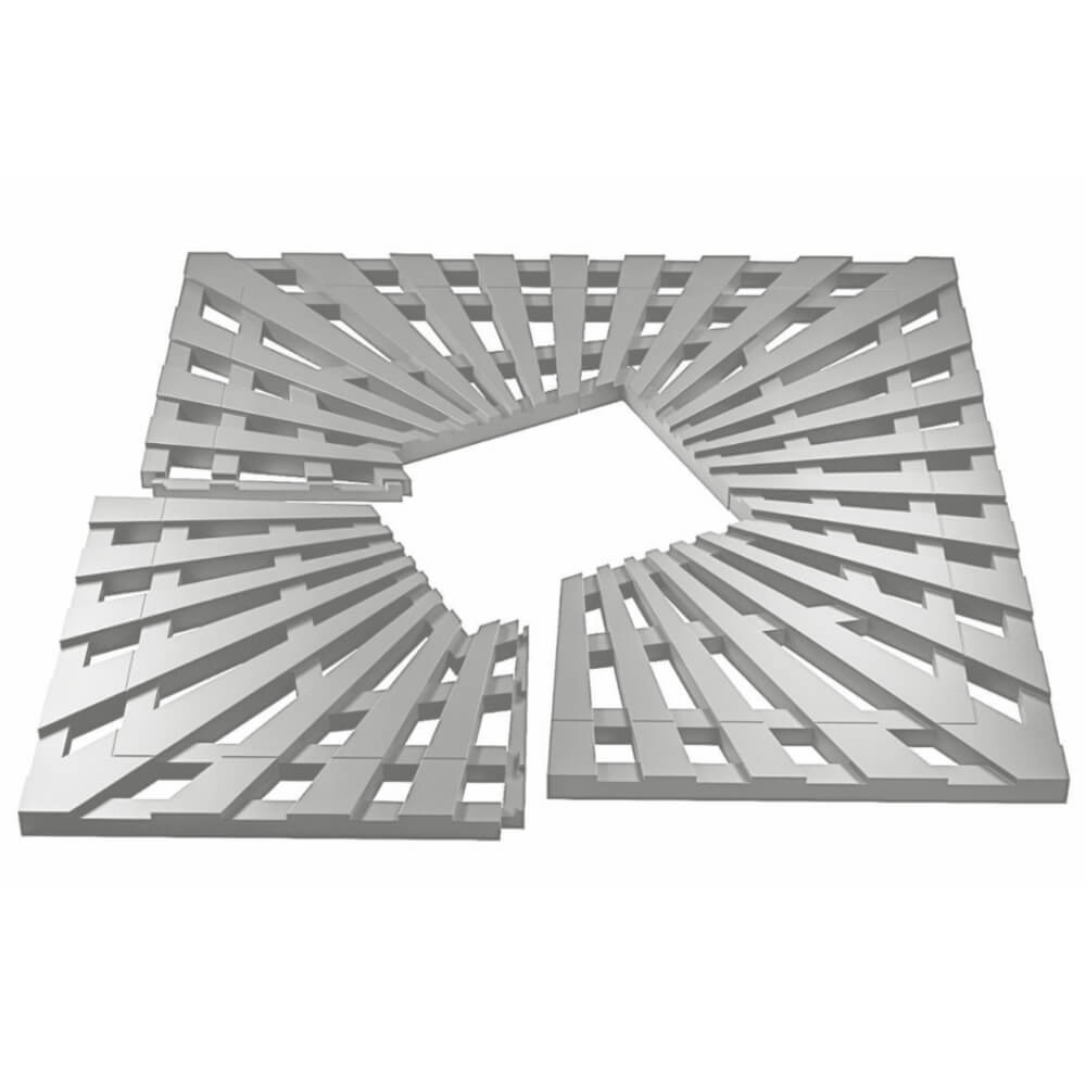 Приствольная решетка для дерева ZKING ATMOSPHERE 1.2х1.2м Бежевая в Омске фото