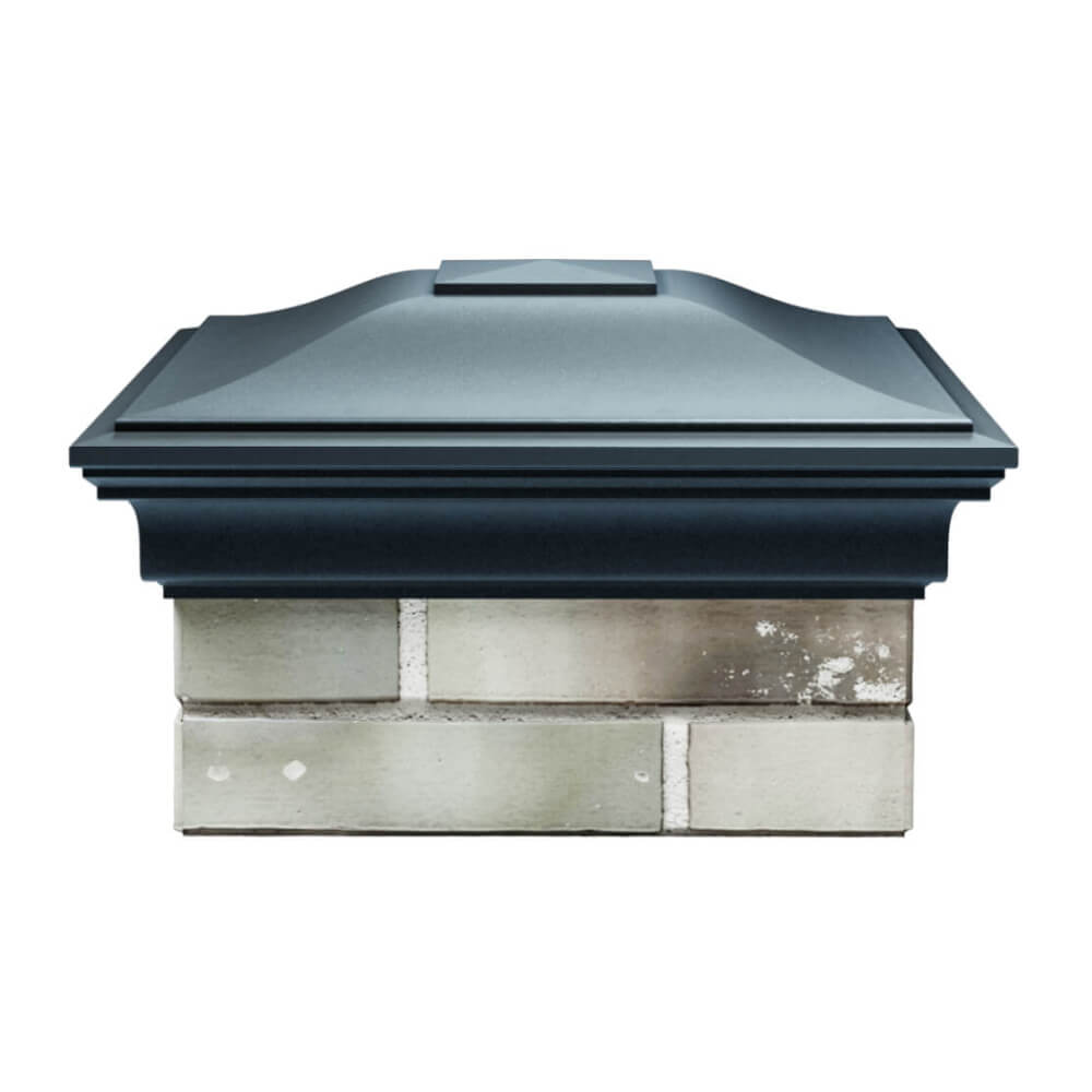 Колпак Zking Монблан Серый на столб 1.5х1.5 еврокирпича 0.7НФ (355х355мм) Омск фото