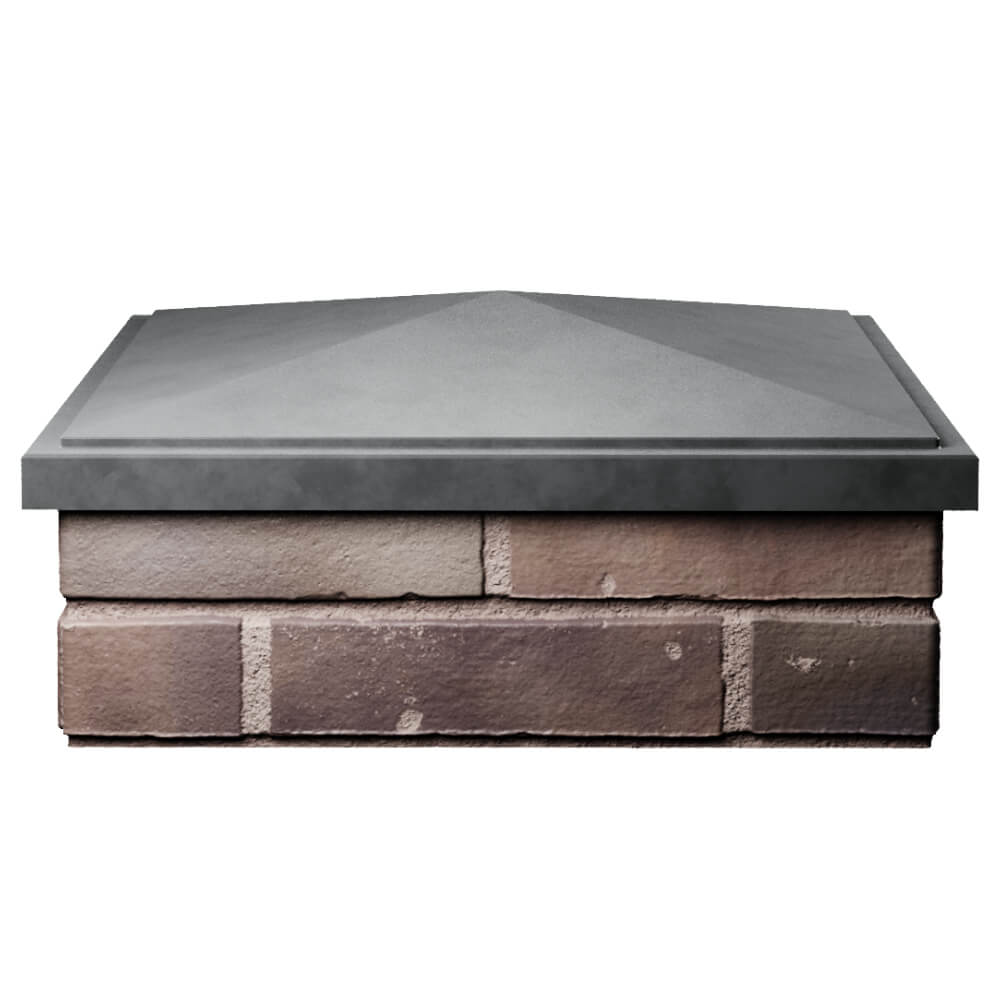 Колпак Zking БонаМоно Серый на столб 2х2 кирпича (515х515, 530х530мм) Омск фото