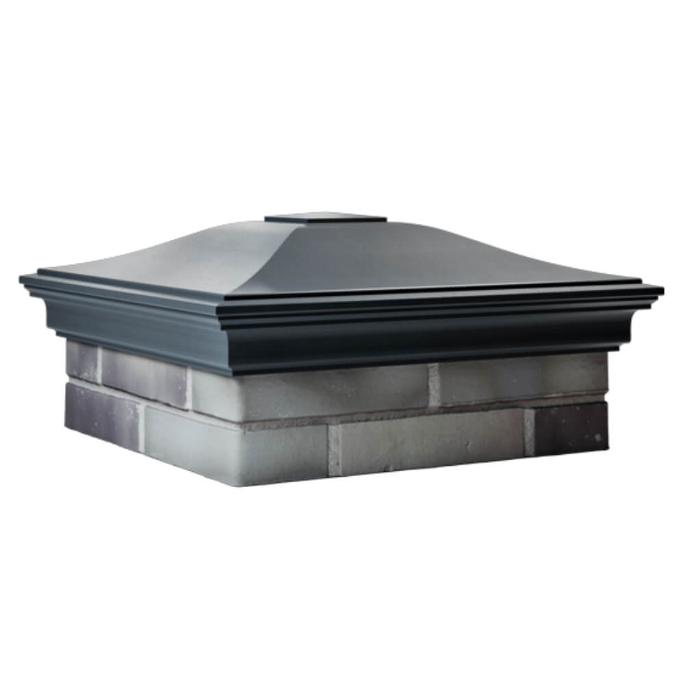 Колпак Zking Монблан Серый на столб 2х2 кирпича (515х515мм) в Омске фото