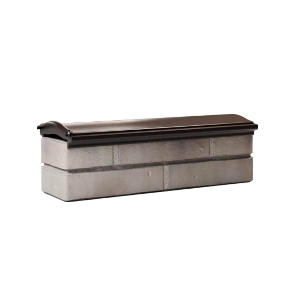 Парапет Zking Монблан Коричневый посадка на 0.5 кирпича (130мм) Омск фото