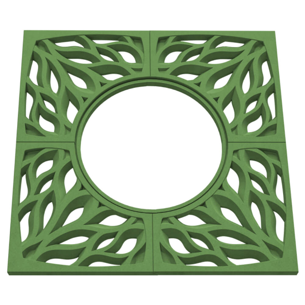 Приствольная решетка для дерева ZKING CRUST 1.2х1.2м Зеленая в Омске фото