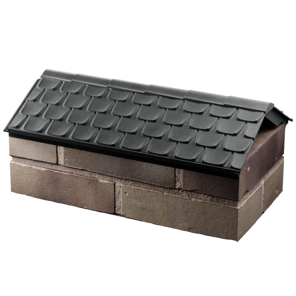 Парапет Zking Эльбрус Серый с посадкой на 1 кирпич (255мм) в Омске фото