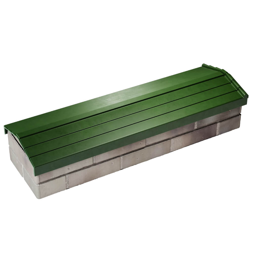 Парапет Zking Бона ХайТек Зеленый посадка на 0.5 кирпича (130мм) в Омске фото