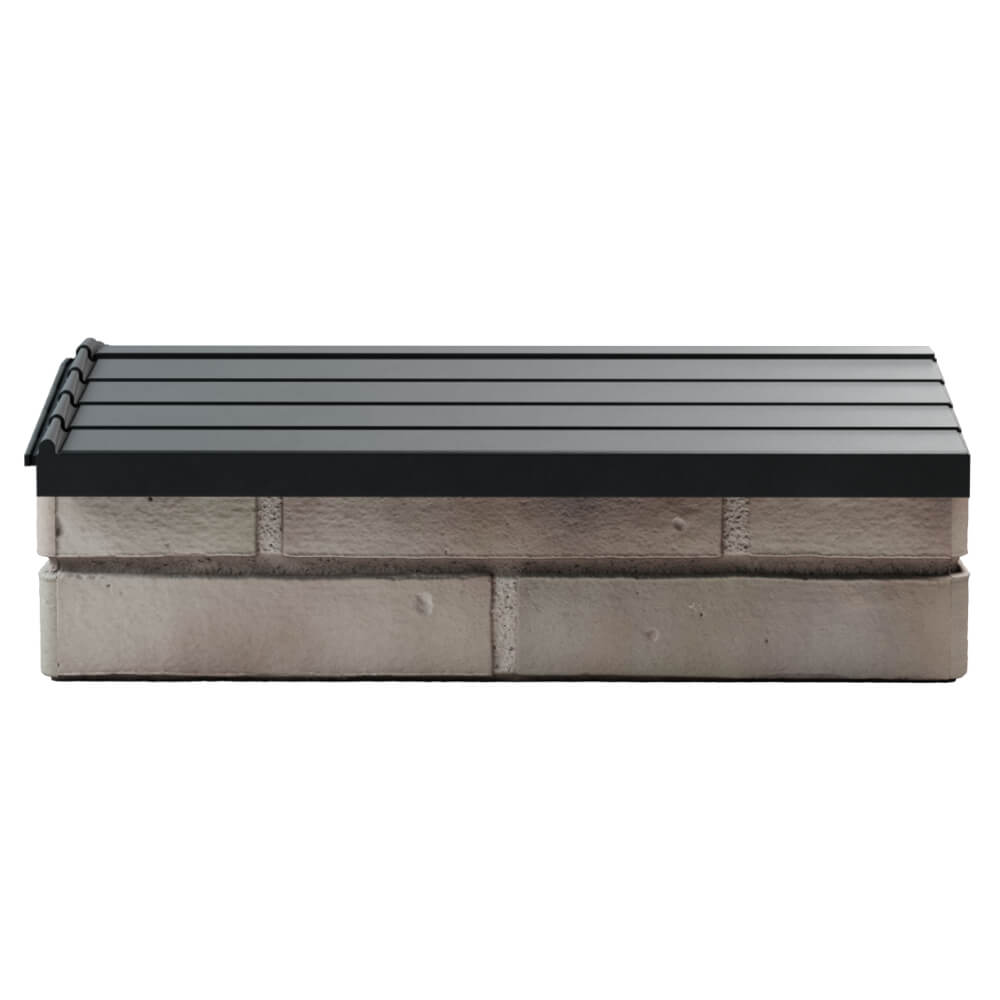 Парапет Zking Бона ХайТек Серый с посадкой на 1 кирпич (200/225/255мм) в Омске фото