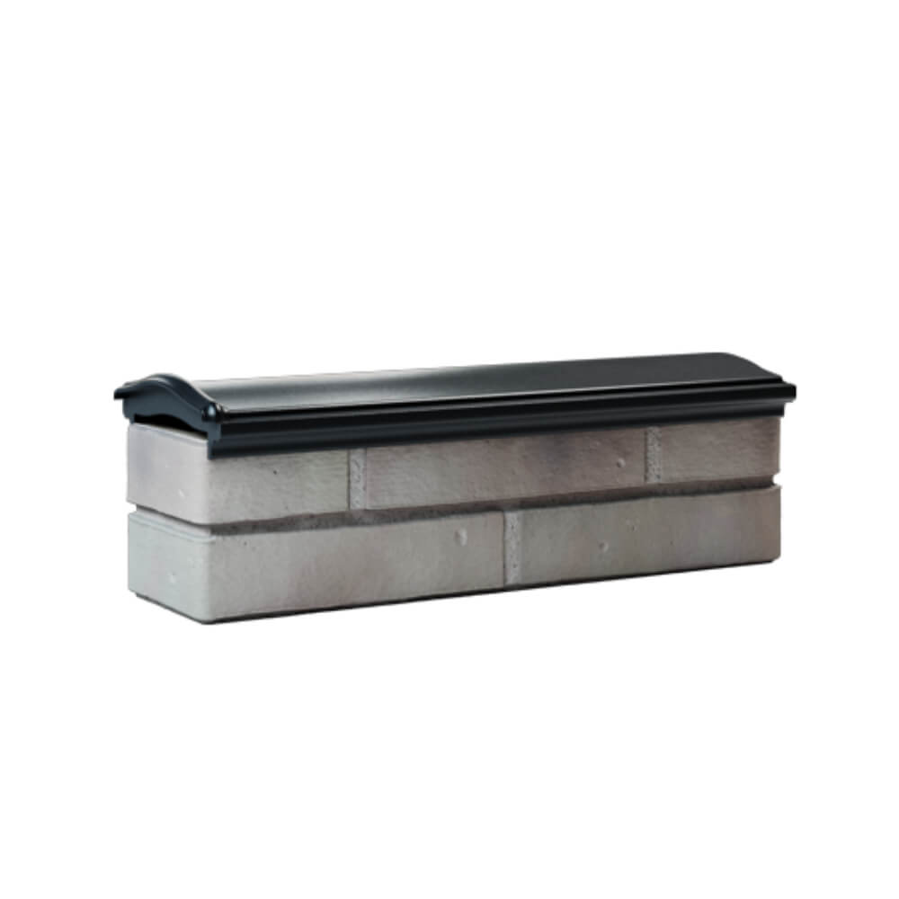 Парапет Zking Монблан Черный посадка на 0.5 кирпича (130мм) Омск фото