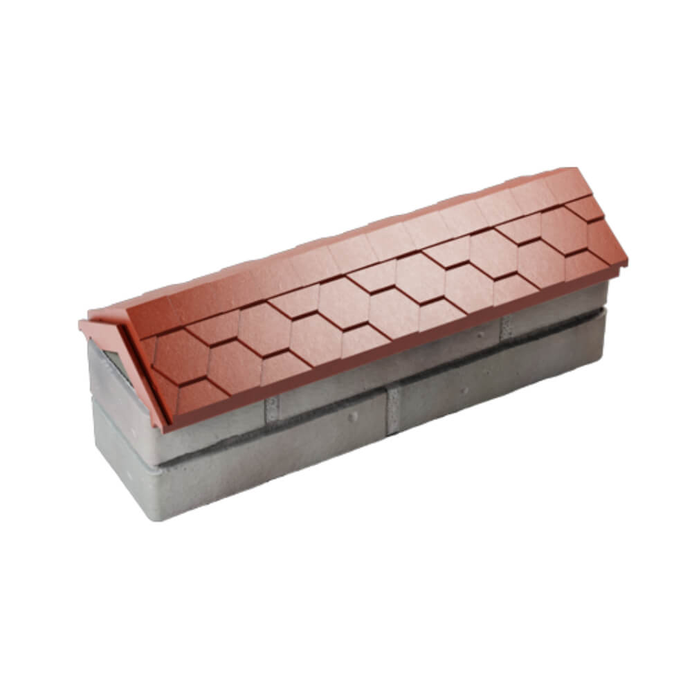 Парапет Zking Эверест Красный с посадкой на 0.5 кирпича (130мм) в Омске фото