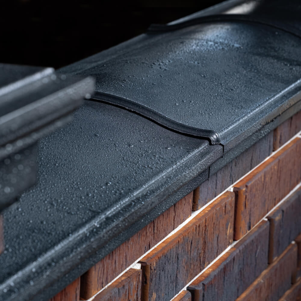 Парапет Zking Монблан Черный посадка на 0.5 кирпича (130мм) в Омске фото